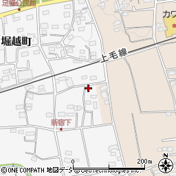 群馬県前橋市堀越町163周辺の地図