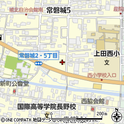 サークルＫ上田常磐城店周辺の地図