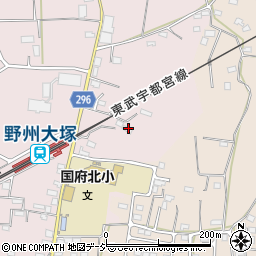 栃木県栃木市大塚町1284周辺の地図
