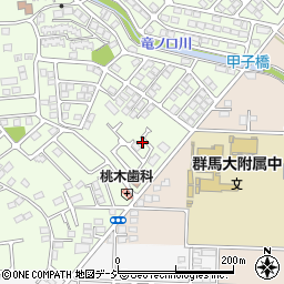 群馬県前橋市下細井町631-8周辺の地図