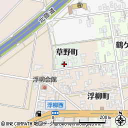 石川県小松市草野町ト4周辺の地図