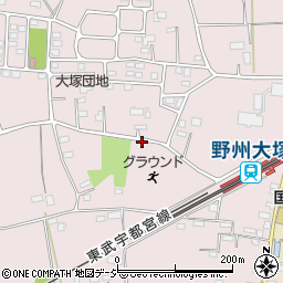 栃木県栃木市大塚町1241周辺の地図
