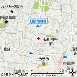 群馬県桐生市東周辺の地図