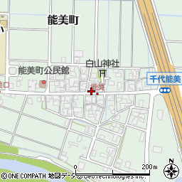 石川県小松市能美町イ周辺の地図