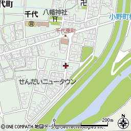 石川県小松市千代町（丁）周辺の地図