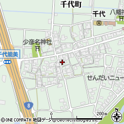石川県小松市千代町甲周辺の地図