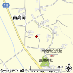 栃木県真岡市南高岡513周辺の地図