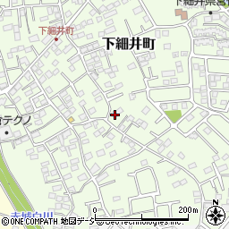 群馬県前橋市下細井町414周辺の地図