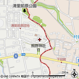 群馬県前橋市青梨子町1324-56周辺の地図