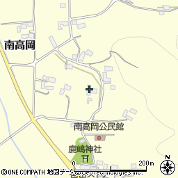 栃木県真岡市南高岡500周辺の地図