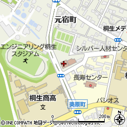 桐生市消防本部警防課周辺の地図