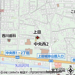 信学会上田幼稚園周辺の地図