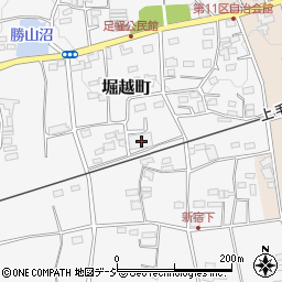 群馬県前橋市堀越町209周辺の地図