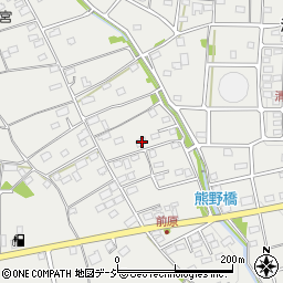 群馬県前橋市青梨子町1391-2周辺の地図