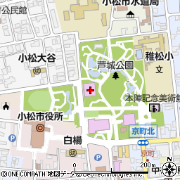 小松市立図書館周辺の地図