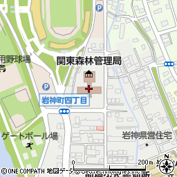 関東森林管理局職員厚生課周辺の地図