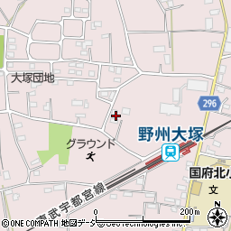 栃木県栃木市大塚町1253周辺の地図