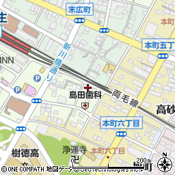 桐生整染商事株式会社　本社周辺の地図