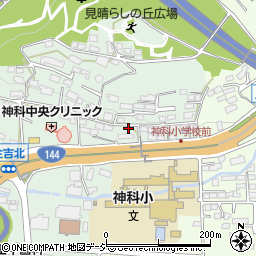 長野県上田市住吉393-1周辺の地図