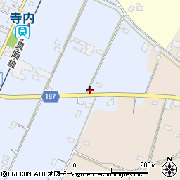 栃木県真岡市寺内1309-3周辺の地図
