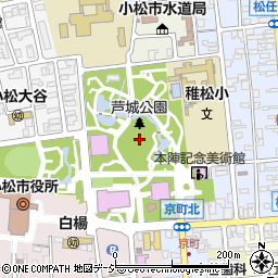 石川県小松市丸の内公園町周辺の地図