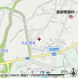 群馬県前橋市荻窪町1216-2周辺の地図