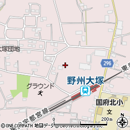 栃木県栃木市大塚町1254周辺の地図