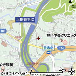 長野県上田市住吉526-3周辺の地図