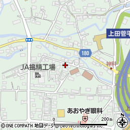 長野県上田市住吉555-8周辺の地図