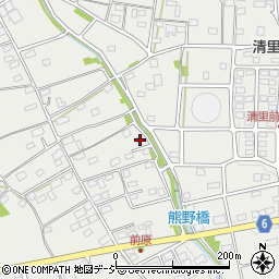 群馬県前橋市青梨子町1392-3周辺の地図