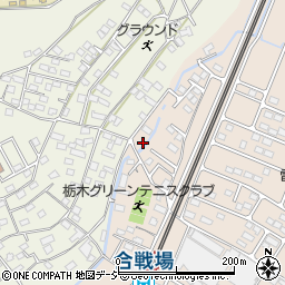 栃木県栃木市都賀町合戦場422周辺の地図