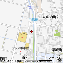 石川県小松市下牧町ツ周辺の地図