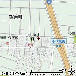 石川県小松市能美町イ132周辺の地図