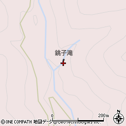 銚子滝周辺の地図