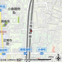 石川県小松市小寺町乙186周辺の地図