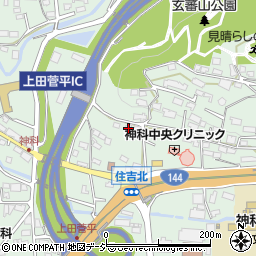 長野県上田市住吉524周辺の地図