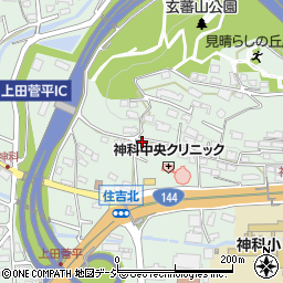 長野県上田市住吉402-3周辺の地図