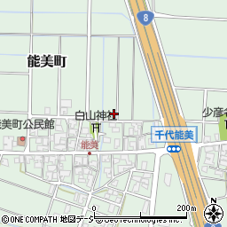 石川県小松市能美町周辺の地図