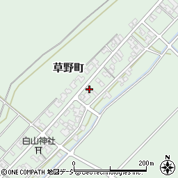 石川県小松市草野町チ38周辺の地図