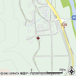 石川県白山市広瀬町ハ周辺の地図