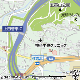 長野県上田市住吉403-1周辺の地図