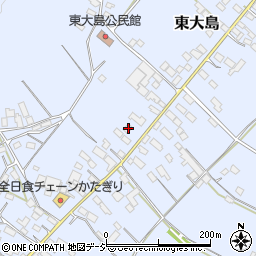 栃木県真岡市東大島1226周辺の地図