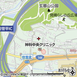 長野県上田市住吉424-8周辺の地図