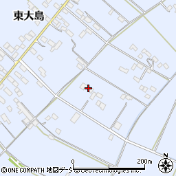 栃木県真岡市東大島795周辺の地図