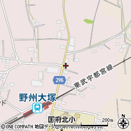 栃木県栃木市大塚町1292周辺の地図