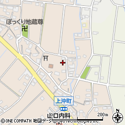 群馬県前橋市上沖町93周辺の地図