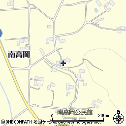 栃木県真岡市南高岡541周辺の地図