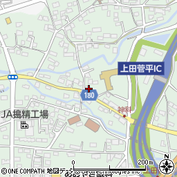 長野県上田市住吉691-1周辺の地図