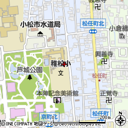 石川県小松市殿町2丁目周辺の地図