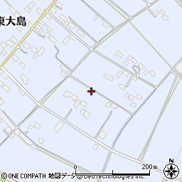 栃木県真岡市東大島791周辺の地図